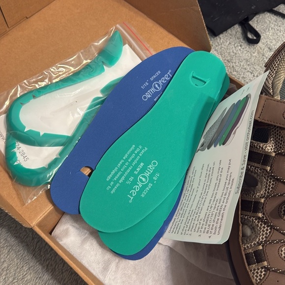 Men’s Orthofeet sandals in Clearwater Brown